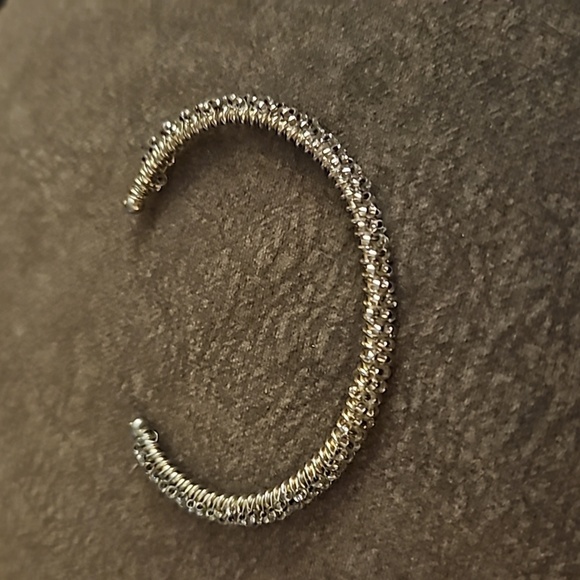 5/$25 HANDMADE Dainty Seed Bead Wire Wrapped Cuff Bracelet - Picture 2 of 4